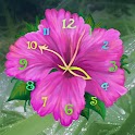 Flower Clock Live Wallpaper apk