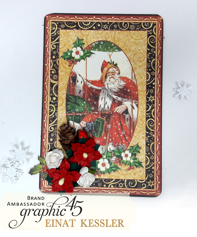 60 Seconds Holiday Card, by Einat Kessler, St Nicholas, Product by Graphic 45, photo 1.jpg