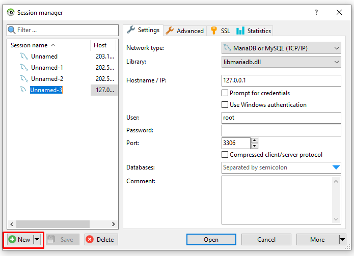 Cara Remote Database dengan SSH Tunneling (HeidiSQL)