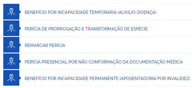 Benefícios por incapacidade e perícia