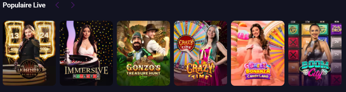 Casino en direct Metaspins