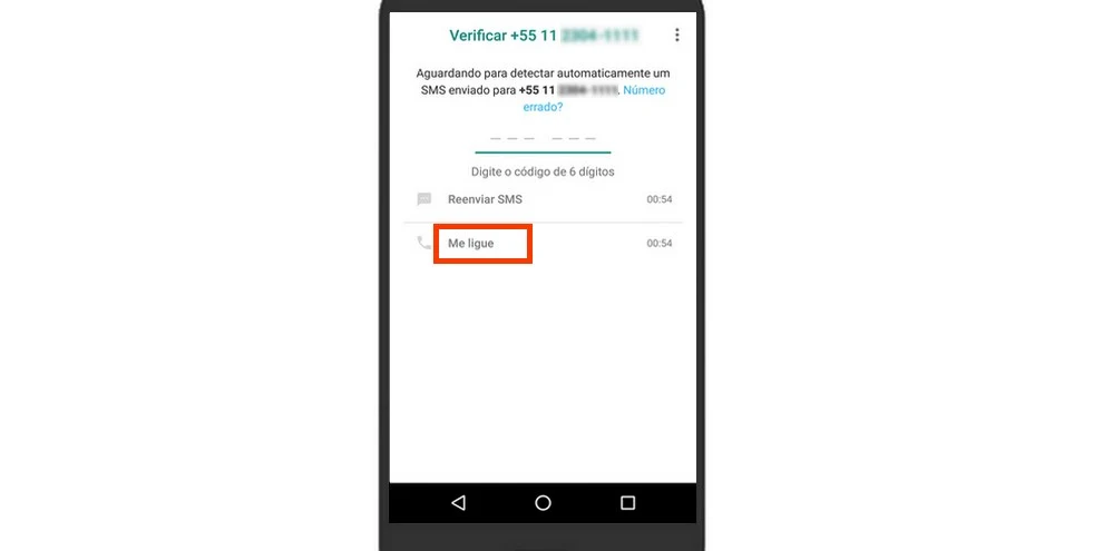 no WhatsApp Business. Não se esqueça de incluir o DDD da sua região. Toque em Avançar.