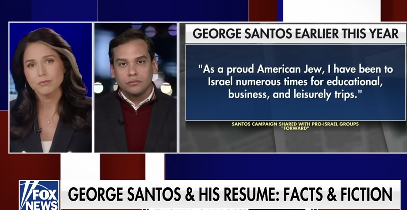 | Fact Check: George Santos - George Santos said he “never claimed to be Jewish.” That’s Pants on Fire! | The Paradise