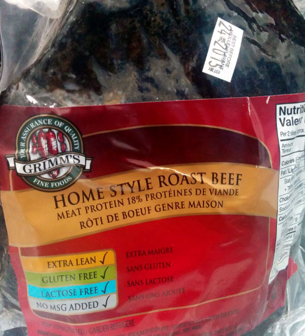 Grimm's Fine Foods brand Home Style Roast Beef