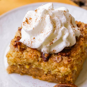 pumpkin cream cheese dump cake