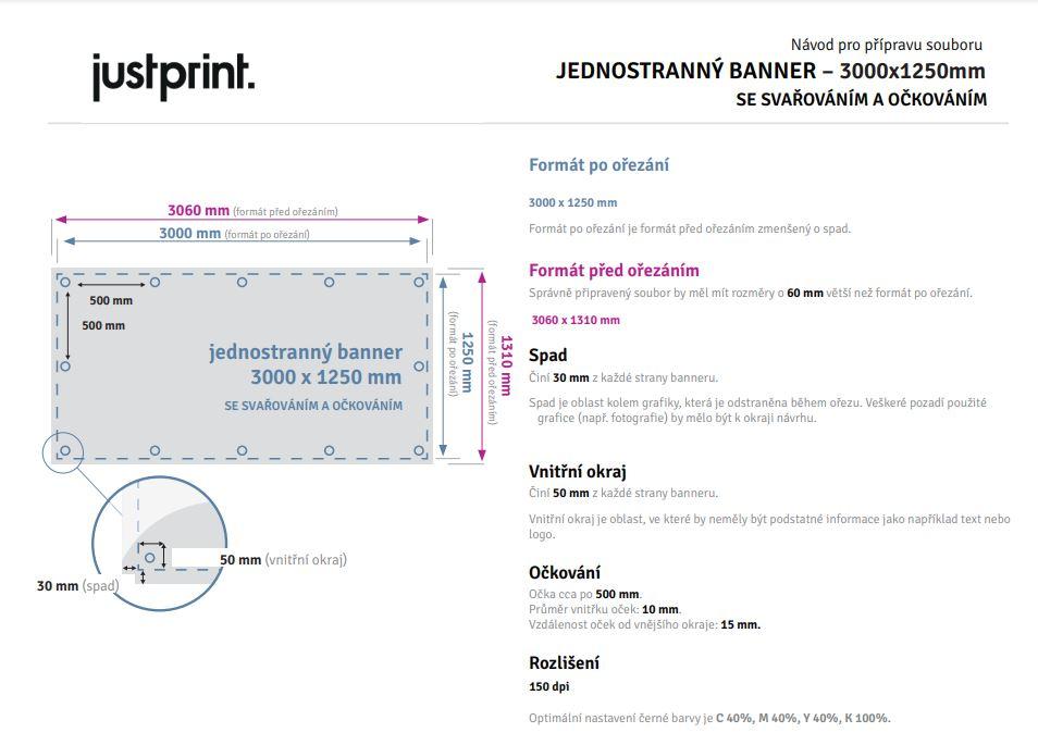 jednostranny banner dpi