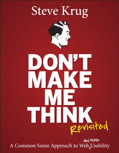 Livro Don't make me think de Steve Krug