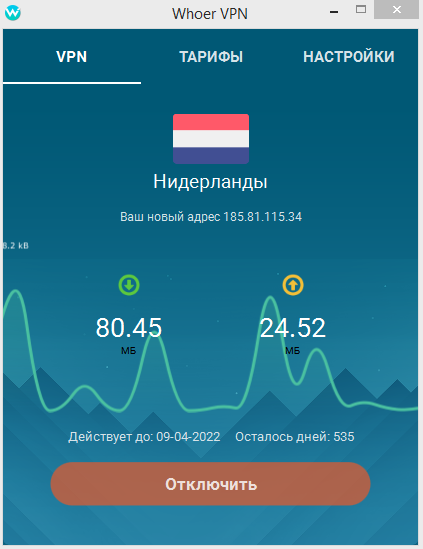  бесплатный впн-сервер Нидерландов