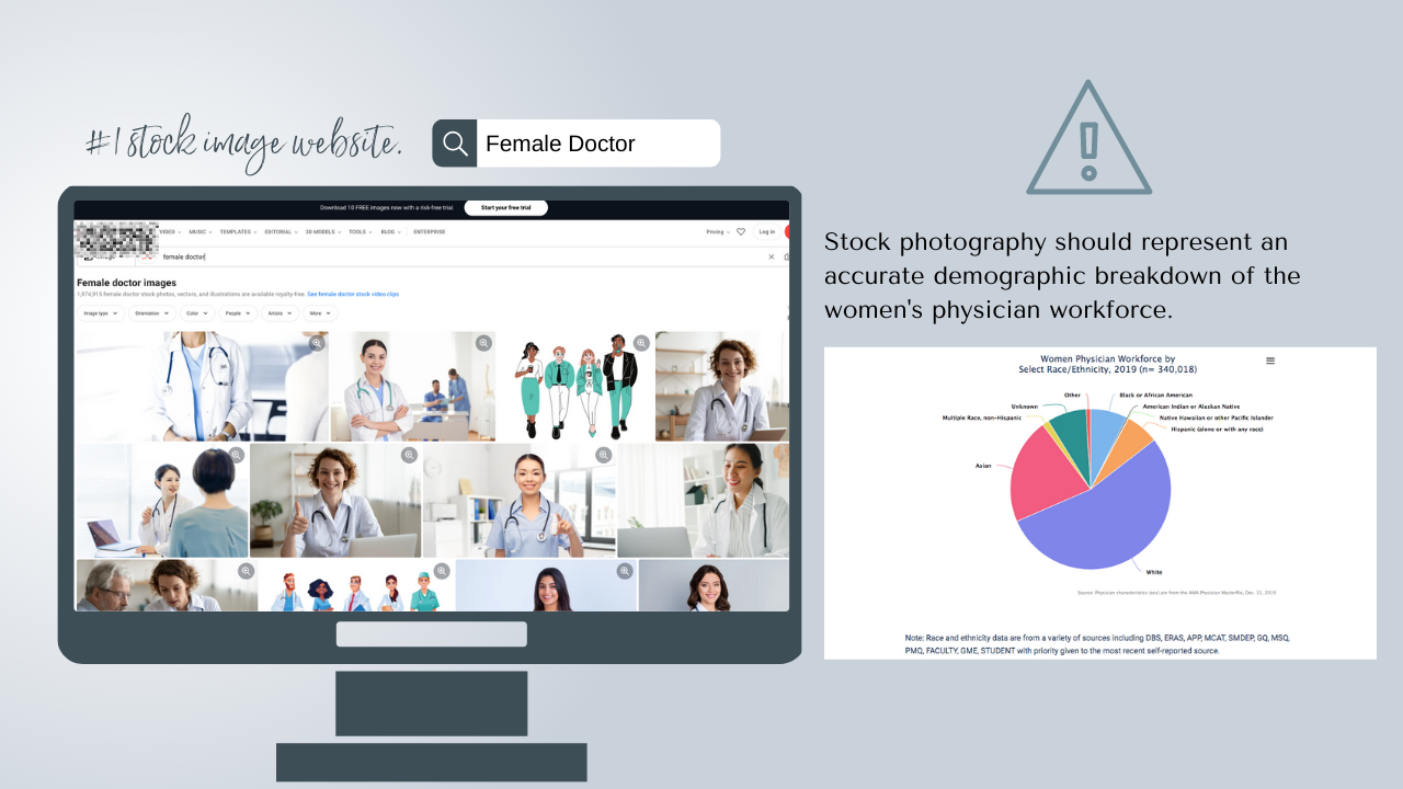 stock images for women doctors