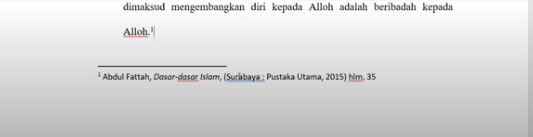 contoh footnote