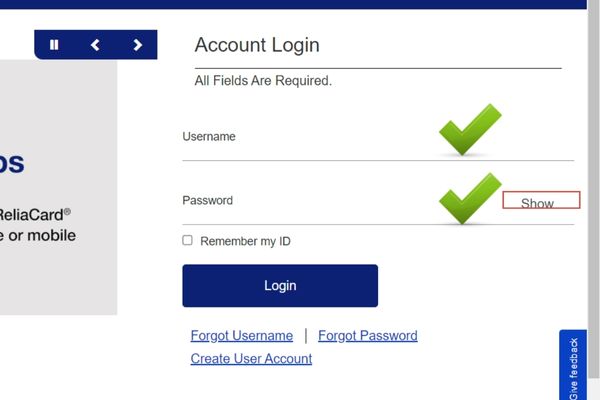 access to us bank reliacard login