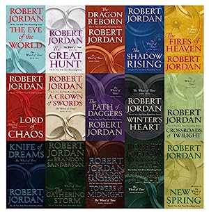 Book covers of Robert Jordan’s repertoire