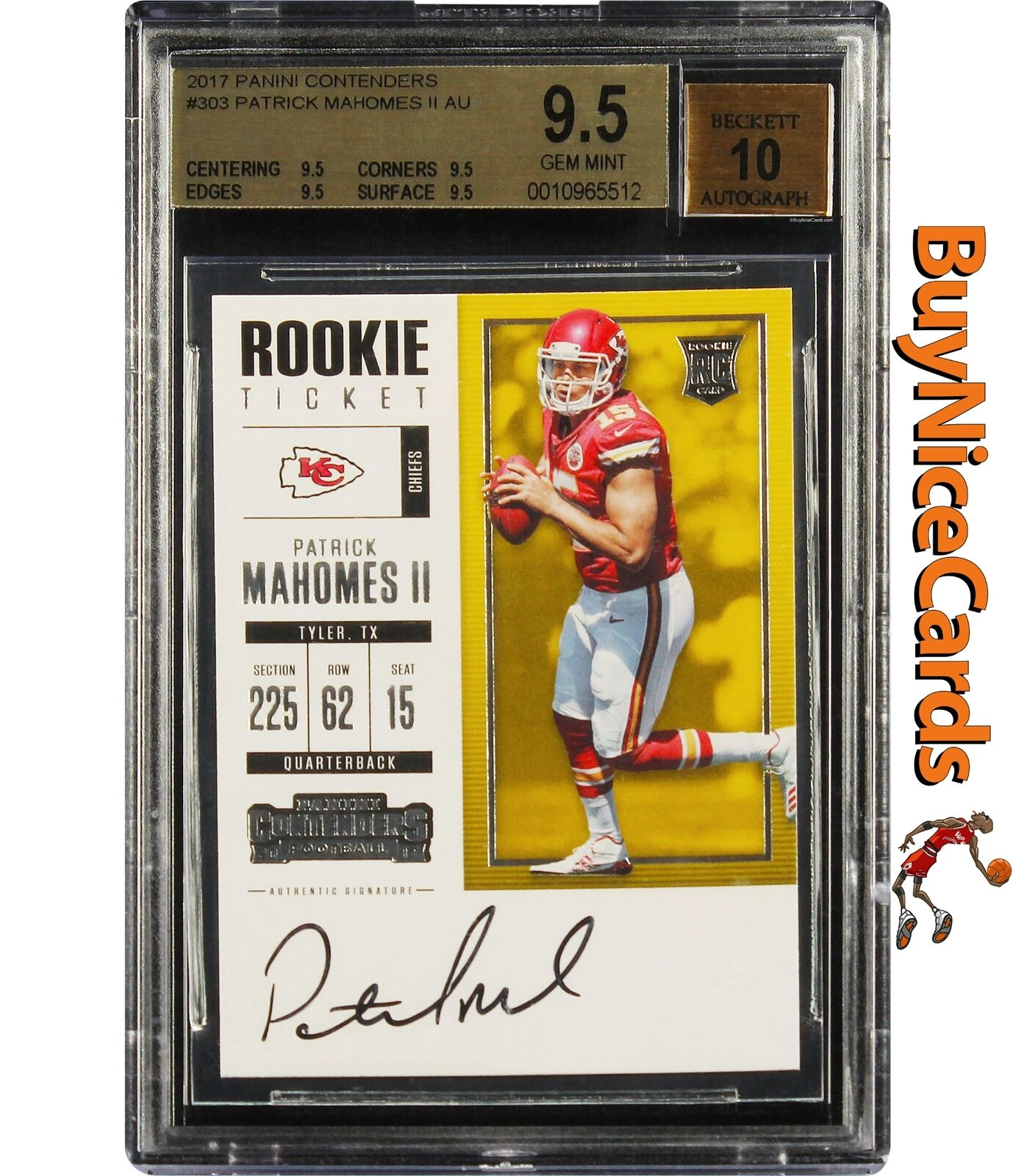 Most valuable Patrick Mahomes rookie cards: 2017 Panini #303