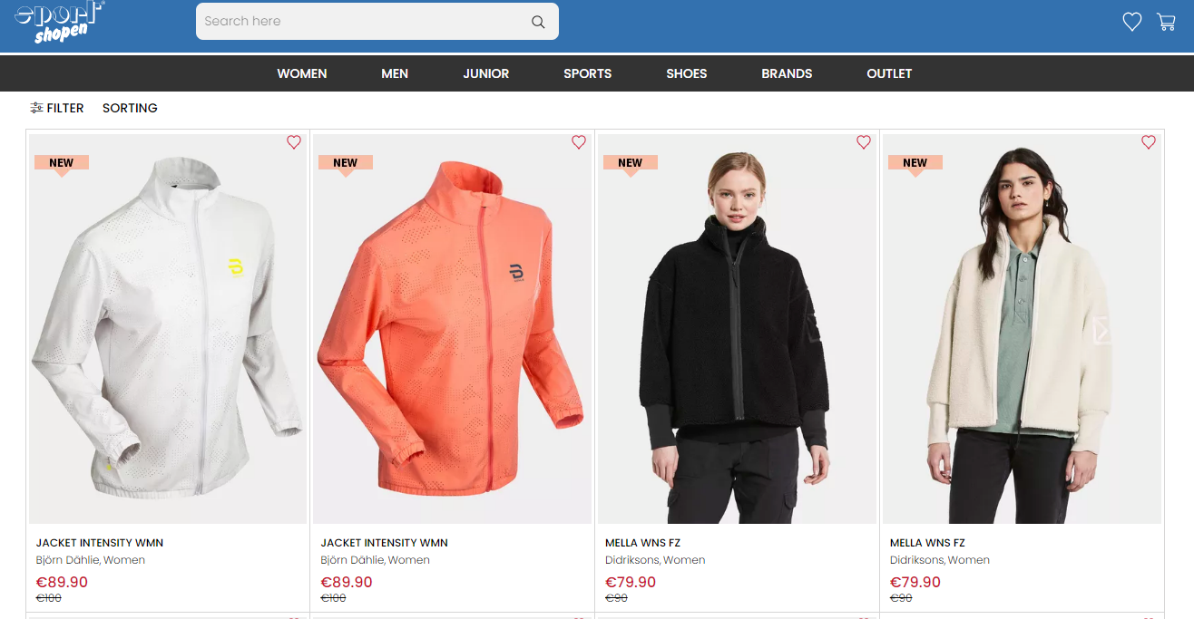 Sportshopen.com | Sportswear, outdoor and fashion at the ...