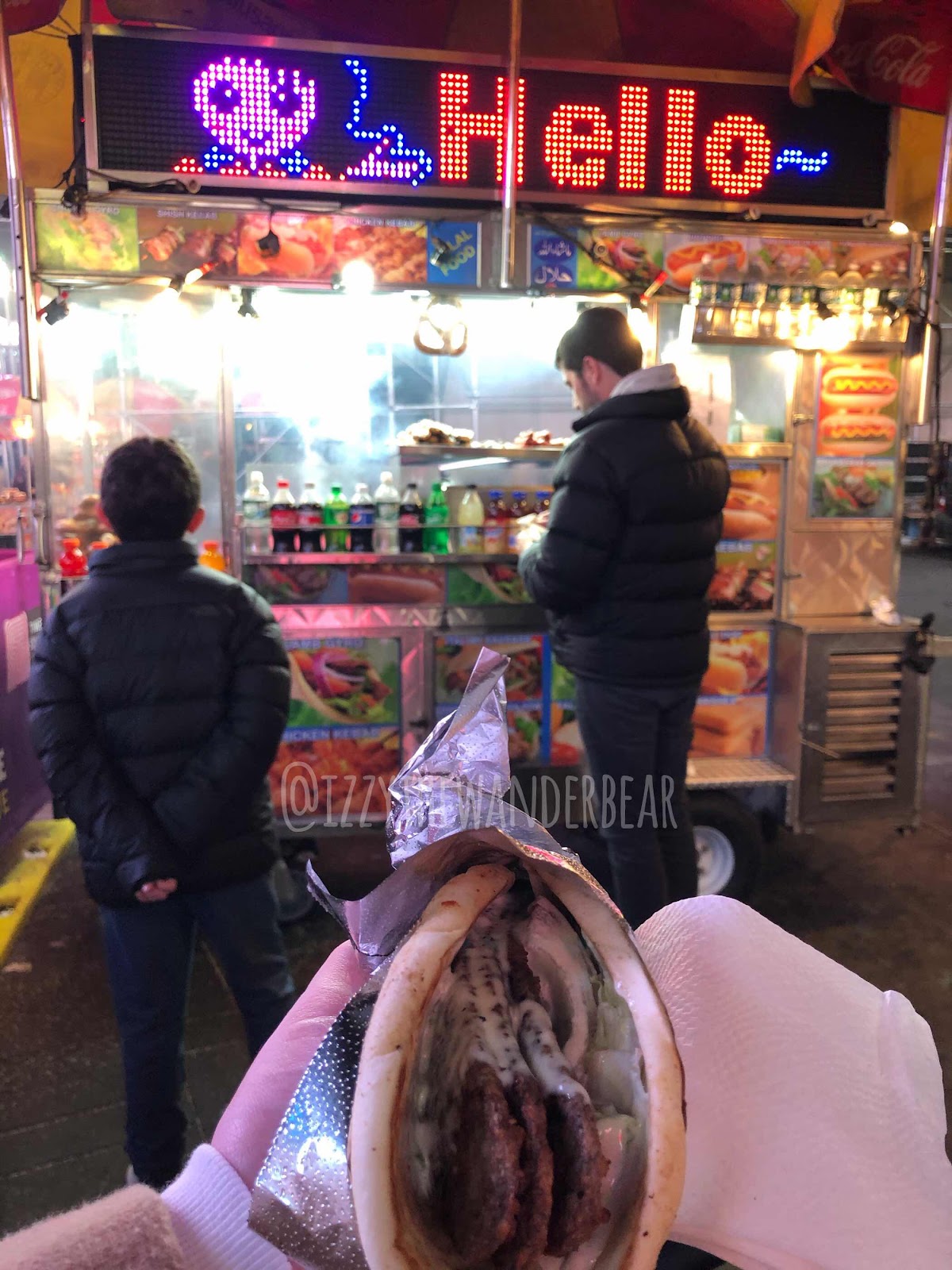 ITWB: New York Times Square and its street food: Shish Kebab