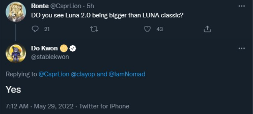 Основатель LUNA До Квон отрицает, что Terra 2.0 имеет код «Ninja»