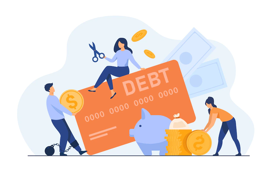 Virtual assistant for financial management verifying your debts