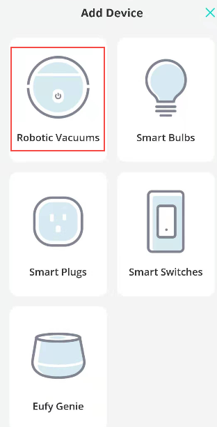 Verbindung von RoboVac mit dem Wi-Fi (für Android)