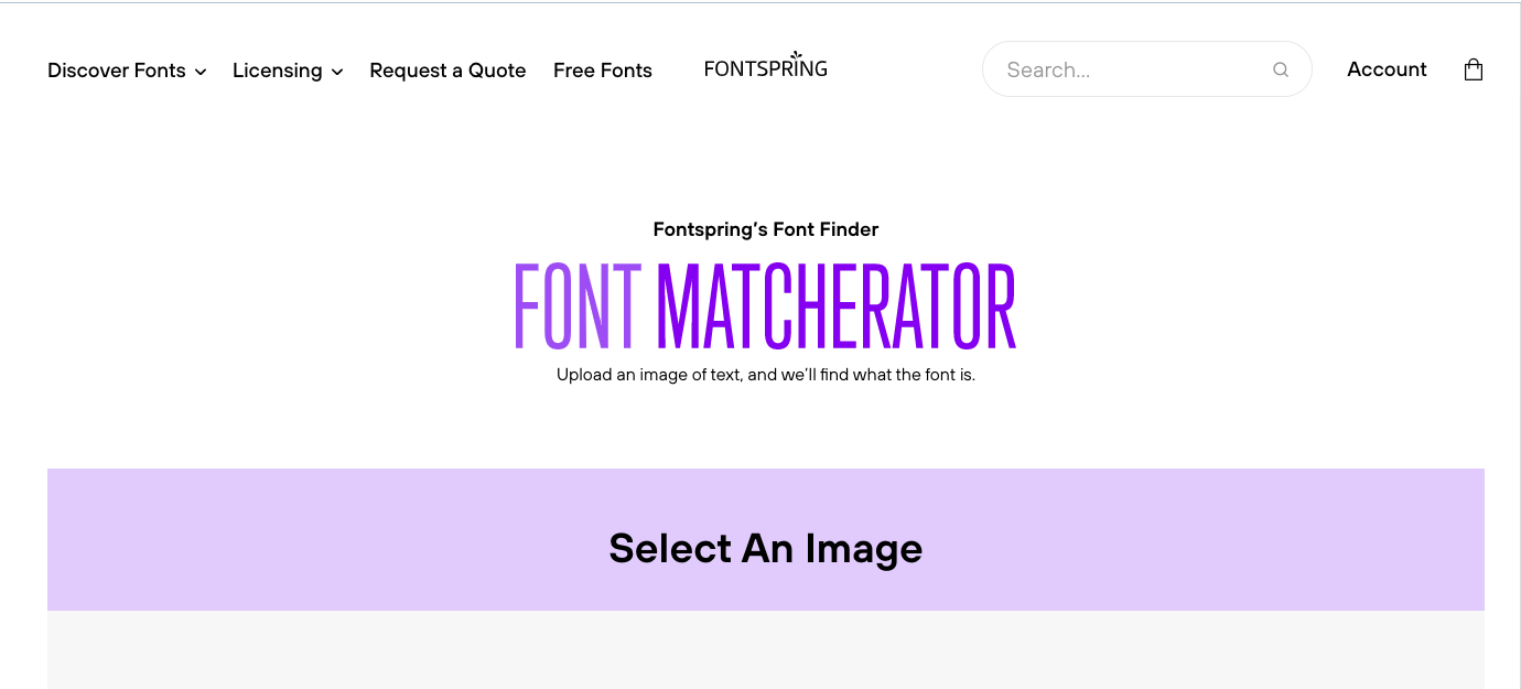 сайт где можно узнать что за шрифт Font Matcherator