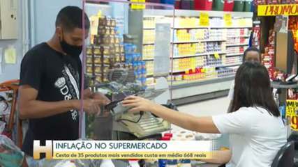 35 itens mais consumidos no mercado consomem 60% do salário mínimo