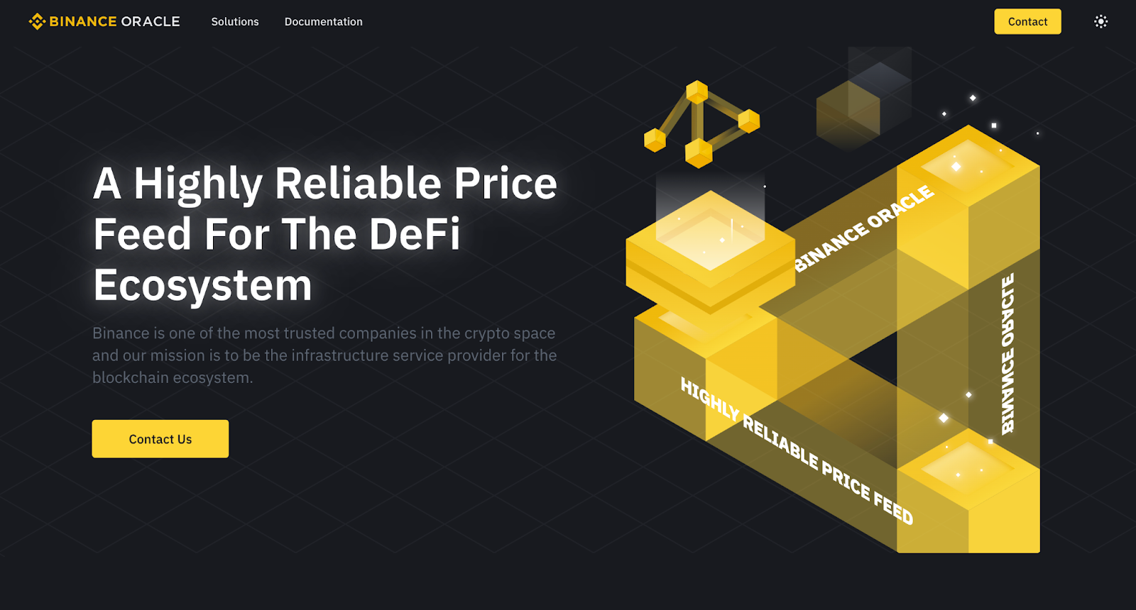 trang web binance oracle