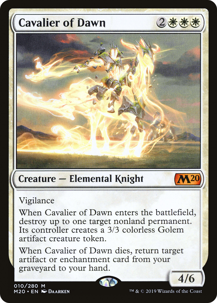 Cavalier of Dawn MTG Card