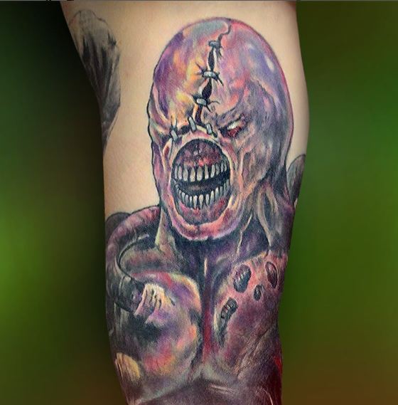 Wolf Resident Evil Tattoo