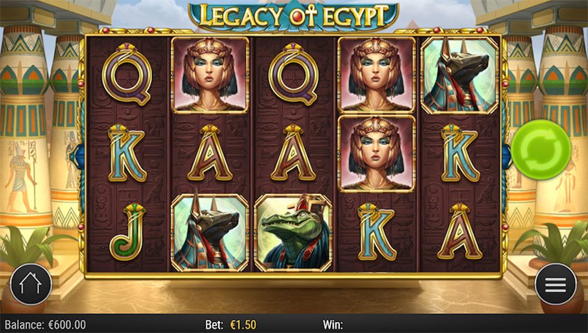 RTP для игровых автоматов Legacy of Egypt