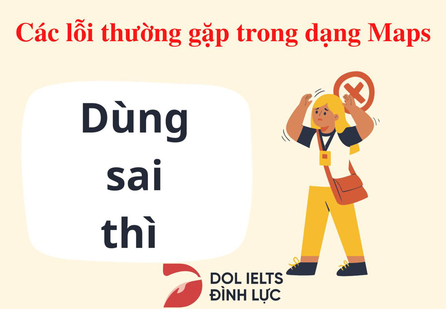 Nhiều thí sinh còn mắc lỗi dùng sai thì khi viết dạng bài IELTS Writing Task 1 Map