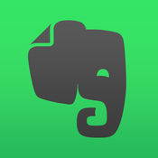 Aplicativo Evernote para iOS