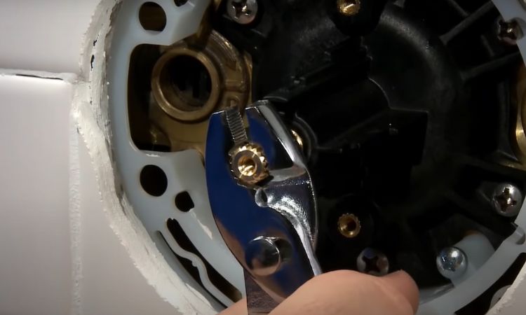 adjust the kohler rite-temp shower valve
