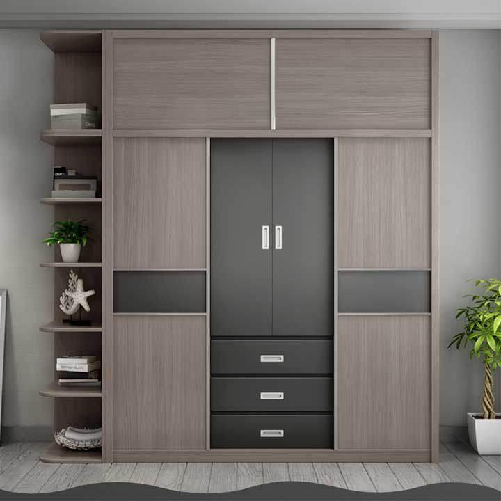 Tủ quần áo gỗ công nghiệp mẫu mã đa dạng phù hợp với nhiều phong cách nội thất