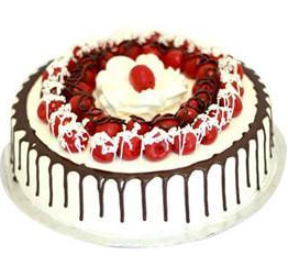 BLACK FOREST CAKE WITH CHERRY 