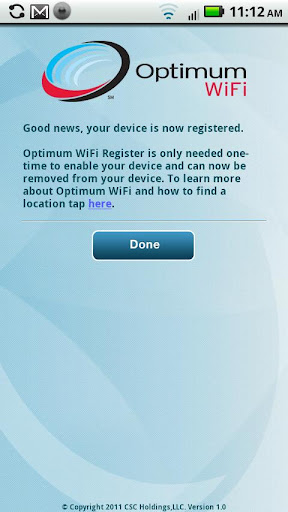 Optimum WiFi Register apk