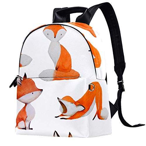 Cute Fox Cool Backpack for Kids Sturdy School Backpack for Boys and Girls Size...