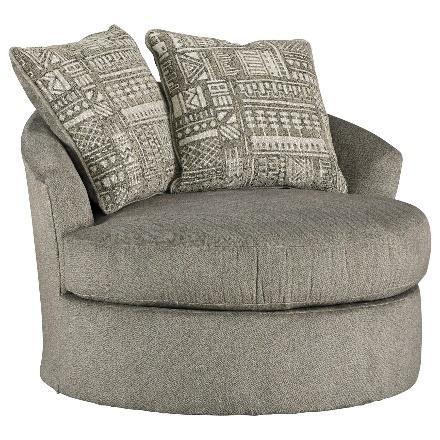 Signature Design by Ashley Soletren 9510344 Contemporary Swivel Accent Chair  | Household Furniture | Upholstered Chairs