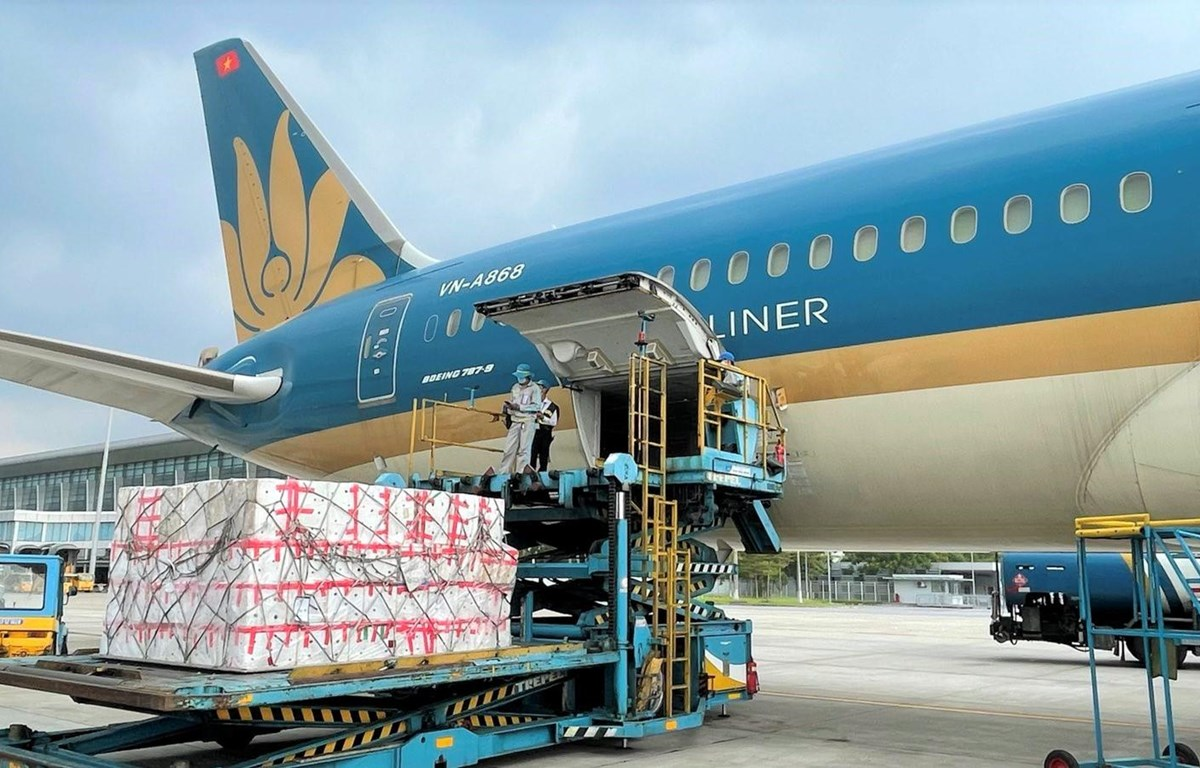 Nasco liên kết với hãng bay VietNam airline đảm bảo hàng hóa an toàn tuyệt đối