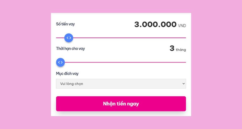 Đăng ký vay Jeff trên website dễ dàng