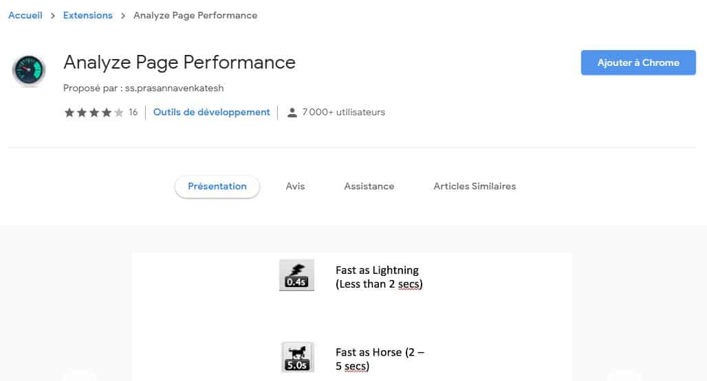 Analyze Page Performance