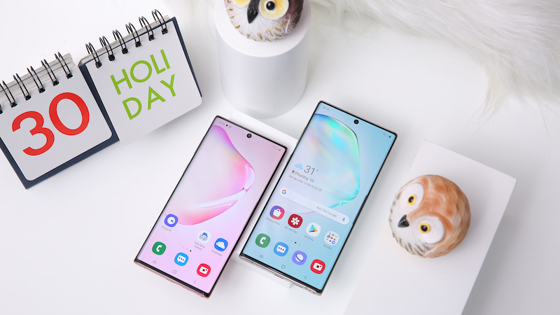 Điện thoại Samsung Galaxy Note 10 | Thiết kế mặt trước Điện thoại Samsung Galaxy Note 10 | Thiết kế mặt trước