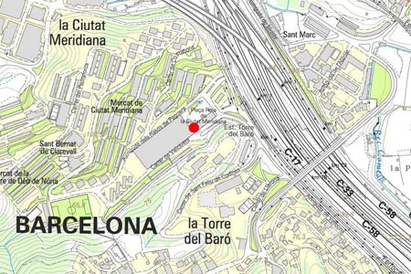 Resultat d'imatges de ciutat meridiana mapa