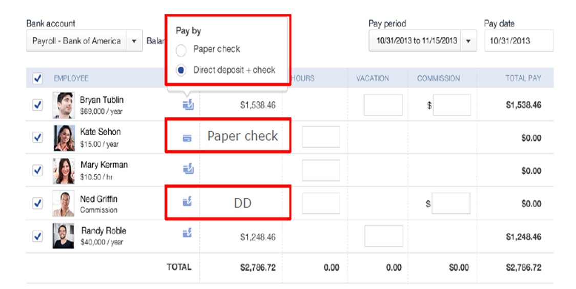 How to create one-time payroll check in QuickBooks Online?