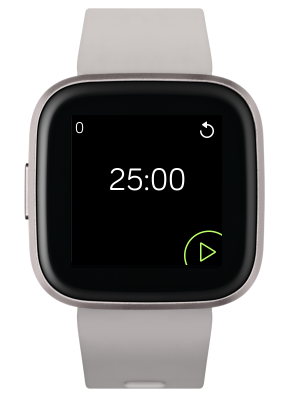 Fitbit ポモドーロテクニックに使えるタイマーアプリ