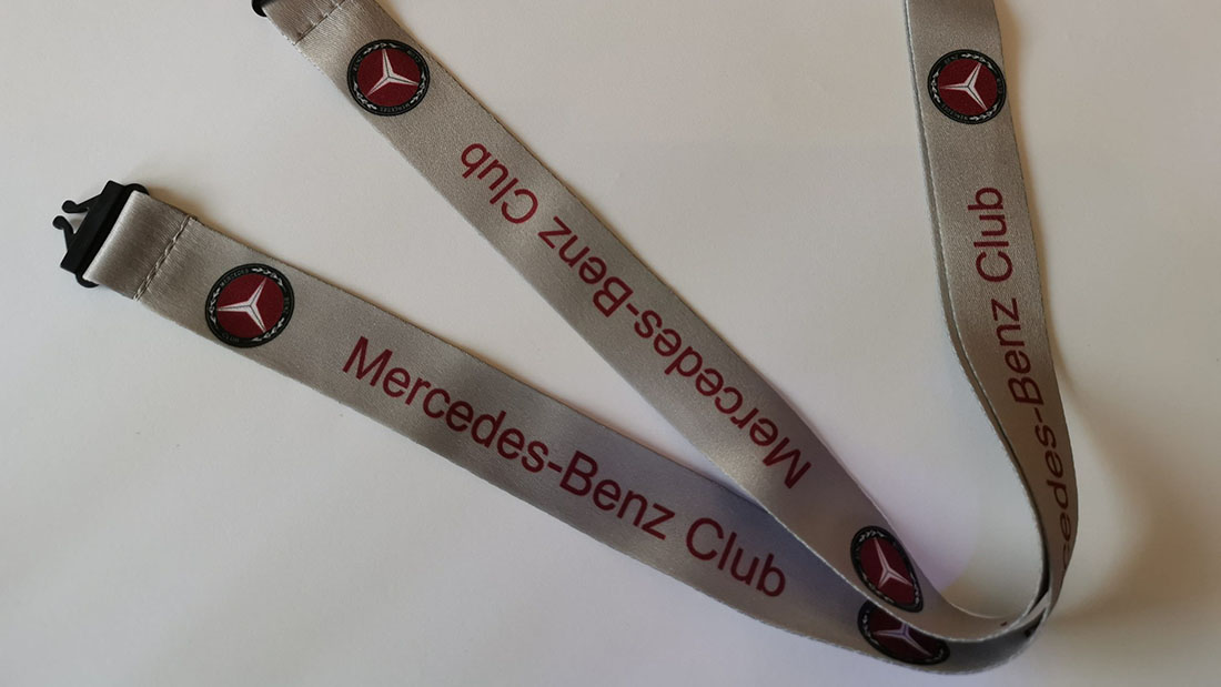 benz logo lanyard luxury promotional merchandise