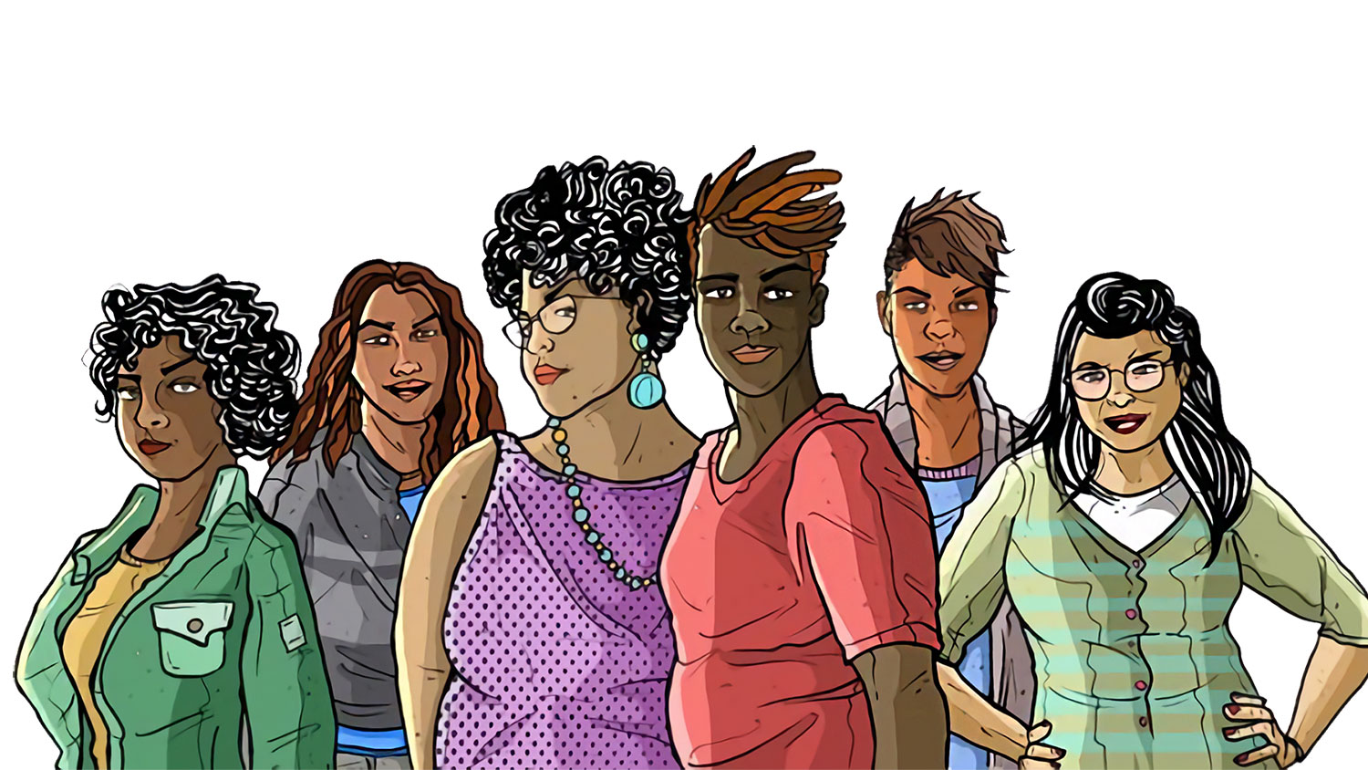 Queer and transgender people of color Illustration