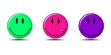 Fije De Emoji Sonriente En Colores Modernos Con La Sombra En Fondo En  Blanco Imagen de archivo editorial - Ilustración de aislado, alegre:  136581049