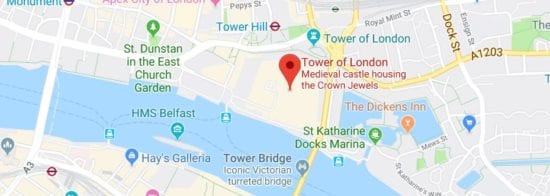 Tower of London Tickets Location