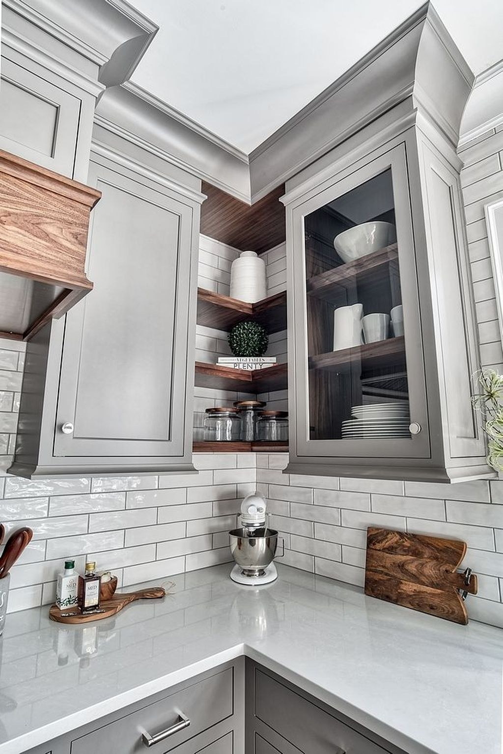 25+ Ways To Style Grey Kitchen Cabinets