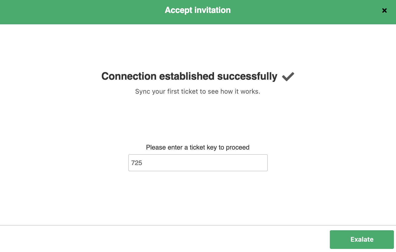 successful Salesforce Zendesk basic connection 