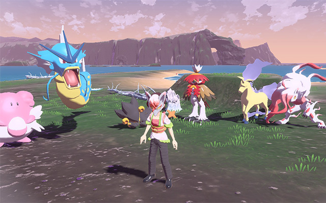 Players will be transported to the land of Hisui, where many Pokemon are waiting